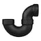 Charlotte Pipe And Foundry Charlotte Pipe 1-1/2 in. Hub X 1-1/2 in. D Hub ABS P-Trap ABS00706X0600 - alternate 4